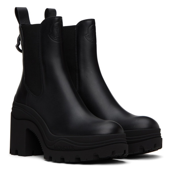 몽클레어 몽클레어 Moncler Black Envile Ankle Boots 232111F113000
