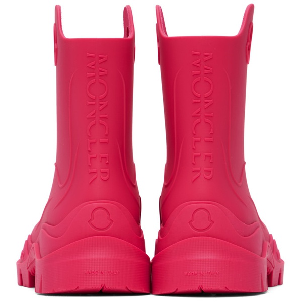 몽클레어 몽클레어 Moncler Pink Misty Rain Boots 232111F113003