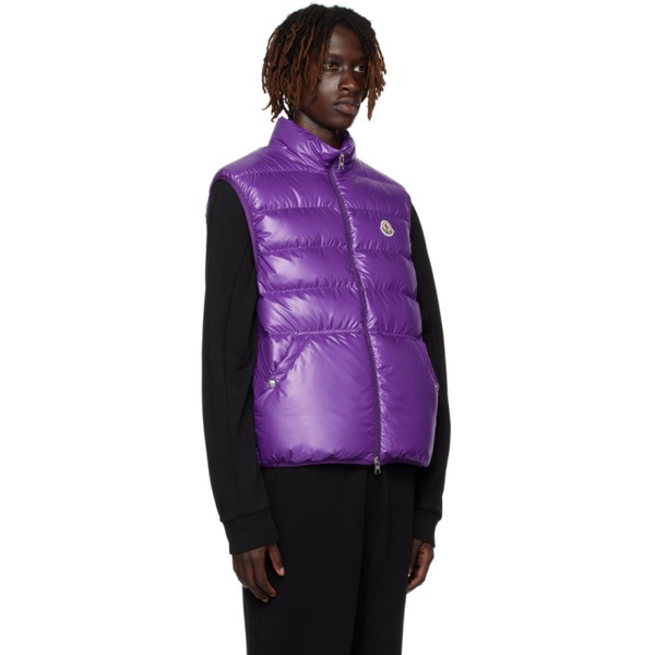 몽클레어 몽클레어 Moncler Purple Aube Down Vest 232111M185006