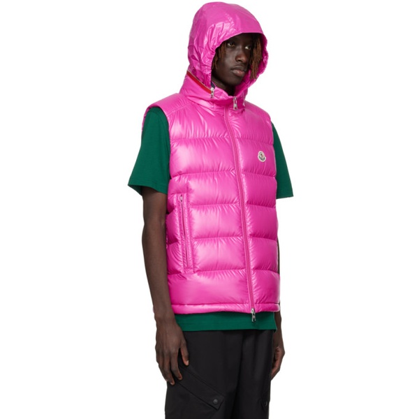 몽클레어 몽클레어 Moncler Pink Ouse Down Vest 232111M185012