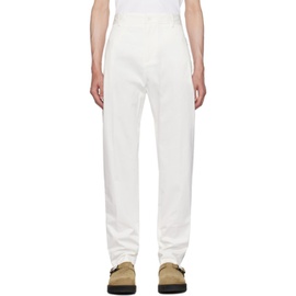 몽클레어 Moncler White Piping Trousers 232111M191034