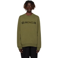몽클레어 Moncler Khaki Garment-Washed Sweatshirt 232111M204018
