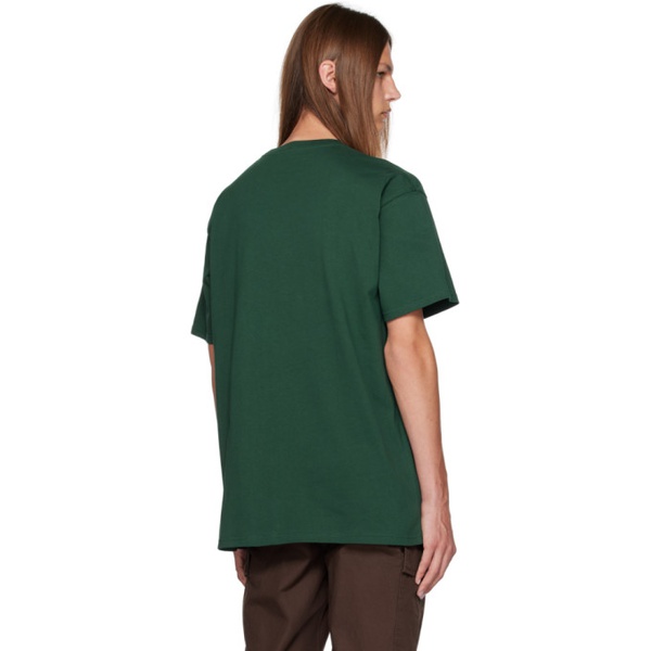 칼하트 칼하트 Carhartt Work In Progress Green Chase T-Shirt 232111M213005