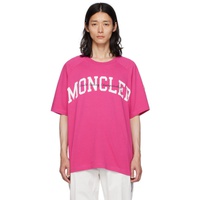 몽클레어 Moncler Pink Embroidered T-Shirt 232111M213057