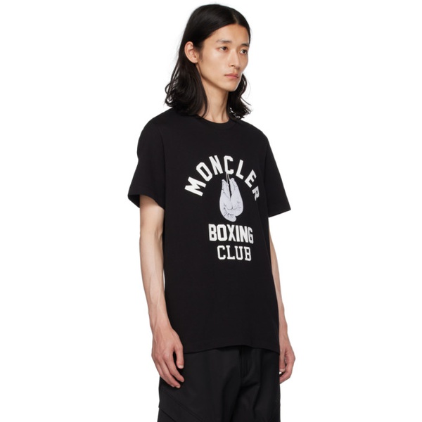 몽클레어 몽클레어 Moncler Black Printed T-Shirt 232111M213060