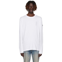 몽클레어 Moncler White Patch Long Sleeve T-Shirt 232111M213067