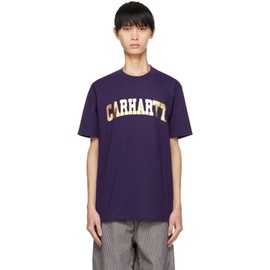 칼하트 Carhartt Work In Progress Purple University T-Shirt 232111M213076