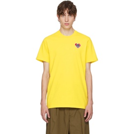 몽클레어 Moncler Yellow Embroidered T-Shirt 232111M213110