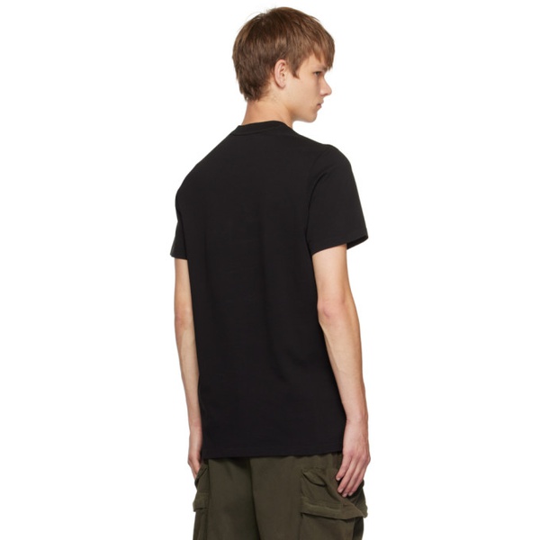 몽클레어 몽클레어 Moncler Black Printed T-Shirt 232111M213114