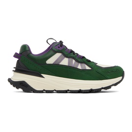 몽클레어 Moncler Beige & Green Lite Runner Sneakers 232111M237005