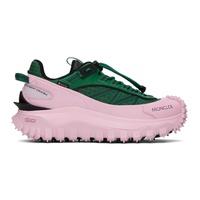몽클레어 Moncler Green & Pink Trailgrip GTX Sneakers 232111M237008