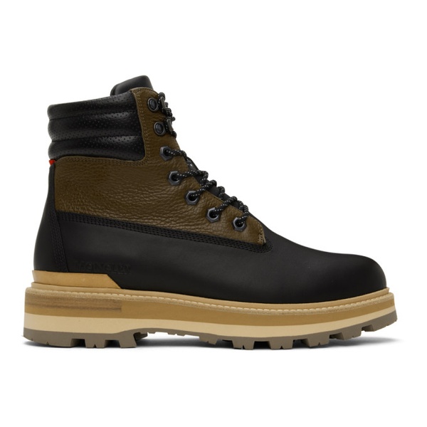 몽클레어 몽클레어 Moncler Black & Brown Peka Boots 232111M255003