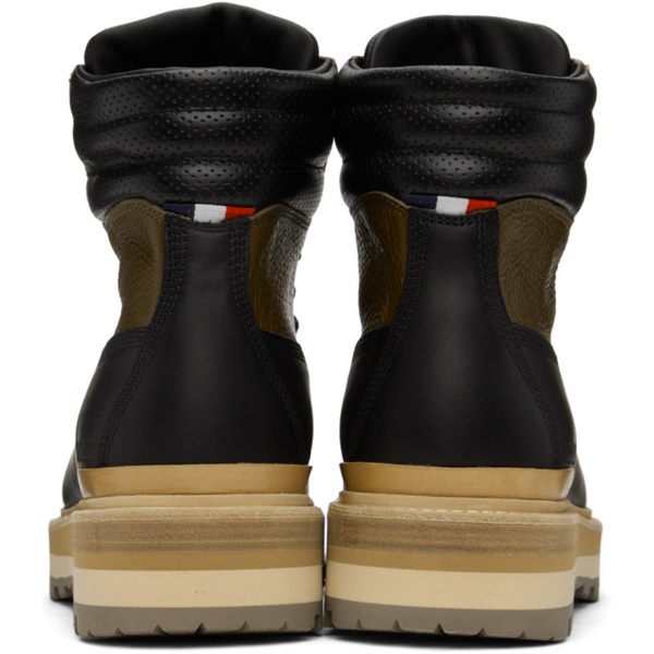 몽클레어 몽클레어 Moncler Black & Brown Peka Boots 232111M255003