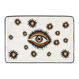 Les-Ottomans White Embroidered Eye Cushion Case 232112M625004