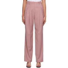 프랭키 샵 The Frankie Shop Pink Gelso Trousers 232115F087007