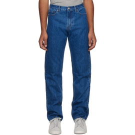 노스 프로젝트 NORSE PROJECTS Blue Five-Pocket Jeans 232116M186001