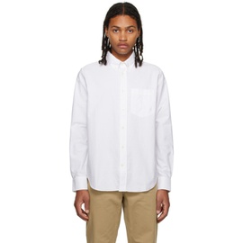 노스 프로젝트 NORSE PROJECTS White Algot Shirt 232116M192026