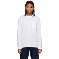 노스 프로젝트 NORSE PROJECTS White Johannes Long Sleeve T-Shirt 232116M213018