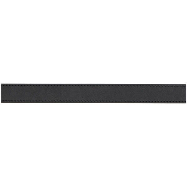  Black Kenzo Paris Thin Boke Flower Reversible Belt 232118F001000