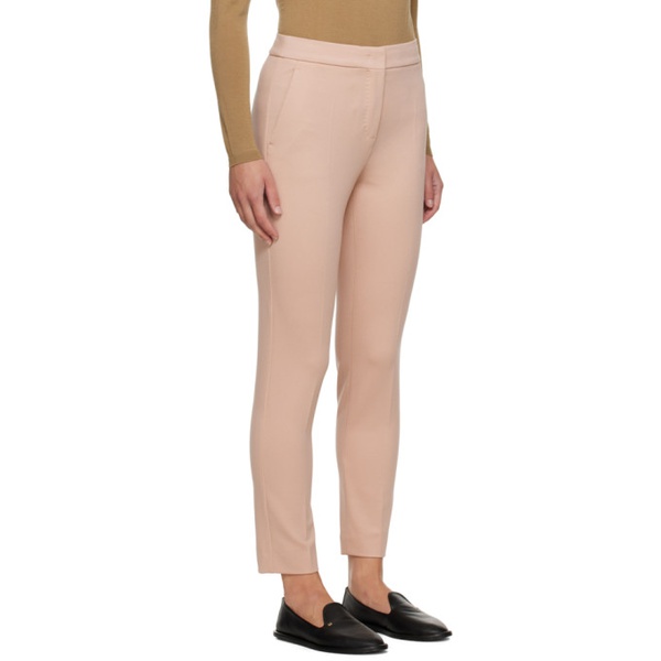  맥스마라 Max Mara Pink Cropped Trousers 232118F087031