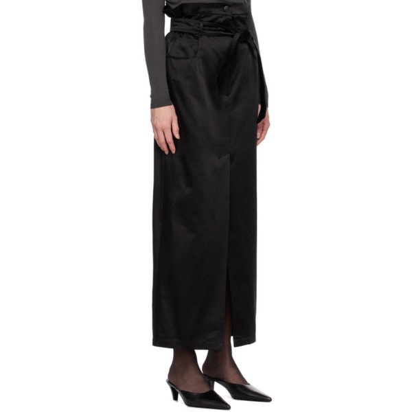 맥스마라 Max Mara Black Alcade Maxi Skirt 232118F093000