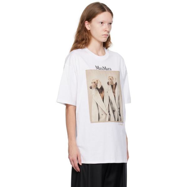  맥스마라 Max Mara White Tacco T-Shirt 232118F110000