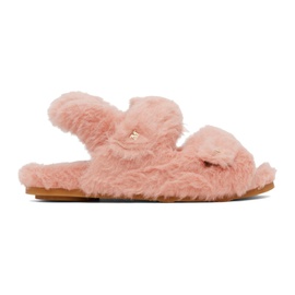 맥스마라 Max Mara Pink Teddy Sandals 232118F124001