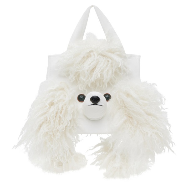 Nφdress SSENSE Exclusive White Poodle Bag 232119F046001