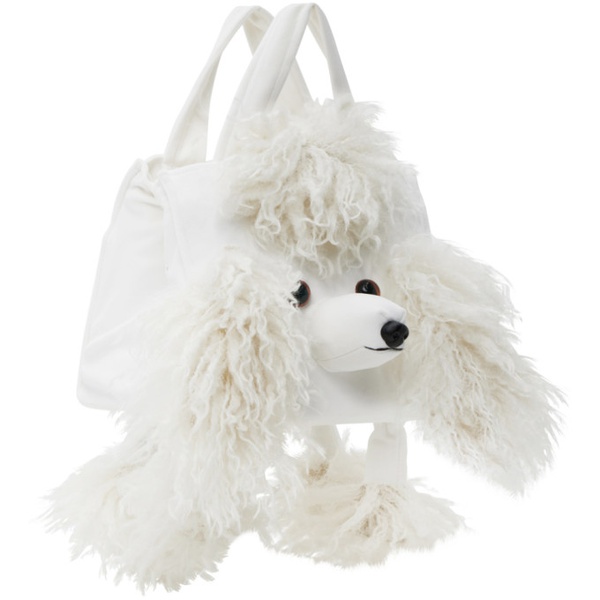  Nφdress SSENSE Exclusive White Poodle Bag 232119F046001