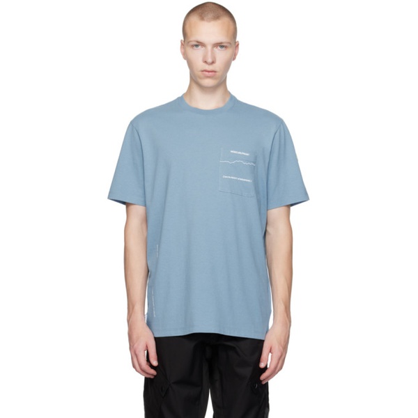 몽클레어 몽클레어 Moncler Genius 7 Moncler FRGMT Hiroshi Fujiwara Blue T-Shirt 232127M213000