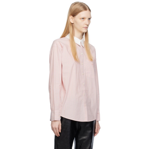 아크네스튜디오 아크네 스튜디오 Acne Studios Pink Button-Up Shirt 232129F109005