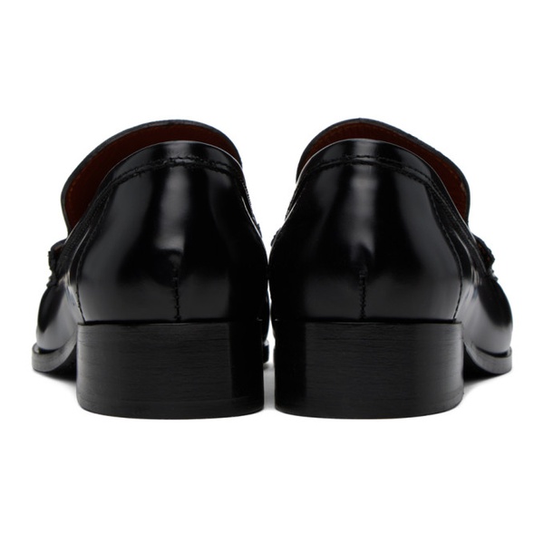 아크네스튜디오 아크네 스튜디오 Acne Studios Black Stamped Loafers 232129F121000