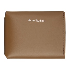 아크네 스튜디오 Acne Studios Brown Folded Wallet 232129M164003