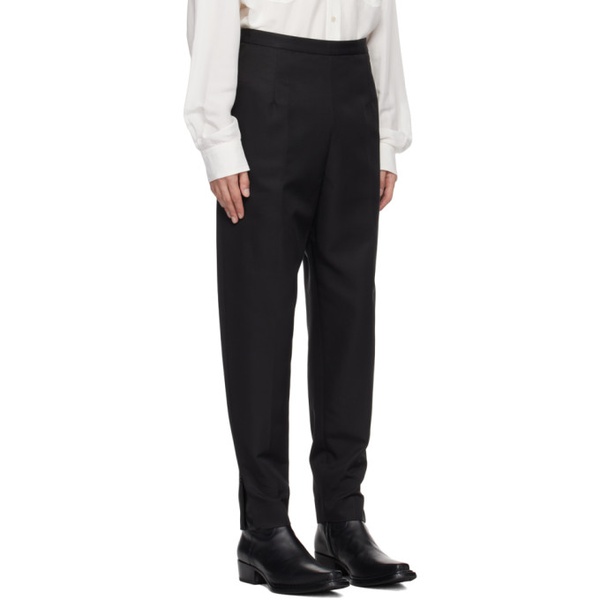아크네스튜디오 아크네 스튜디오 Acne Studios Black Tuxedo Trousers 232129M191020