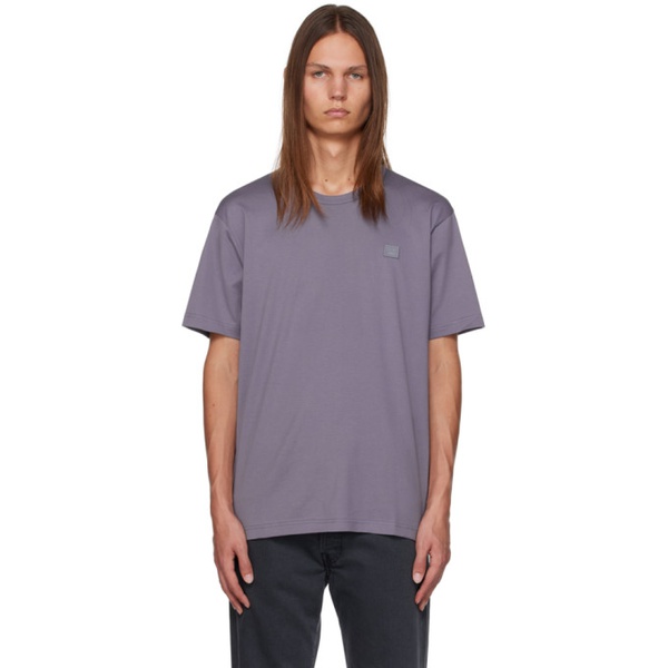 아크네스튜디오 아크네 스튜디오 Acne Studios Purple Patch T-Shirt 232129M213018