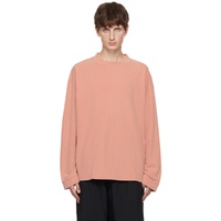아크네 스튜디오 Acne Studios Pink Patch Long Sleeve T-Shirt 232129M213068