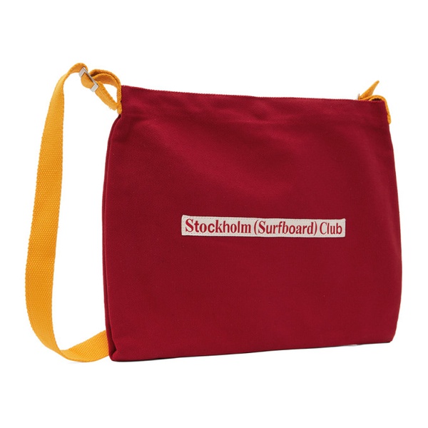  스톡홀름(서프보드)클럽 Stockholm (Surfboard) Club Red Print Crossbody Bag 232137M170000