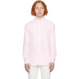 ZEGNA Pink Button Up Shirt 232142M192014