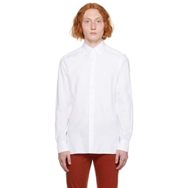 ZEGNA White Button Up Shirt 232142M192015