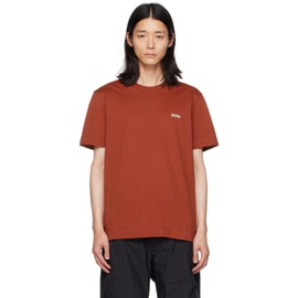 ZEGNA Red Embroidered T-Shirt 232142M213000