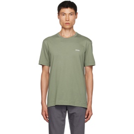 ZEGNA Green Embroidered T-Shirt 232142M213025