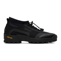 가니 GANNI Black Performance Sneakers 232144F128001