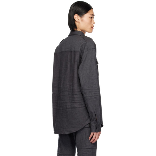  디스퀘어드2 Dsquared2 Gray Uniform Shirt 232148M192013