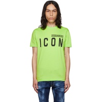 디스퀘어드2 Dsquared2 Green Be Icon T-Shirt 232148M213002