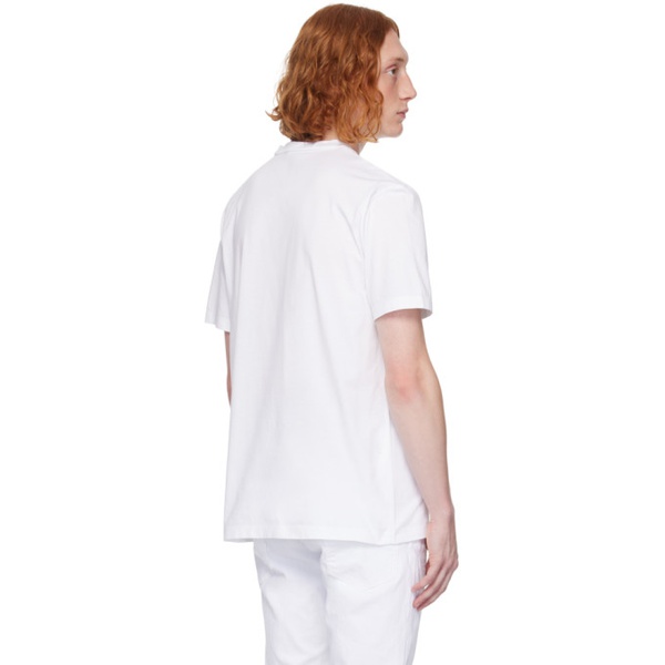  디스퀘어드2 Dsquared2 White Printed T-Shirt 232148M213004