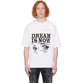 디스퀘어드2 Dsquared2 White Dream Is Now T-Shirt 232148M213011