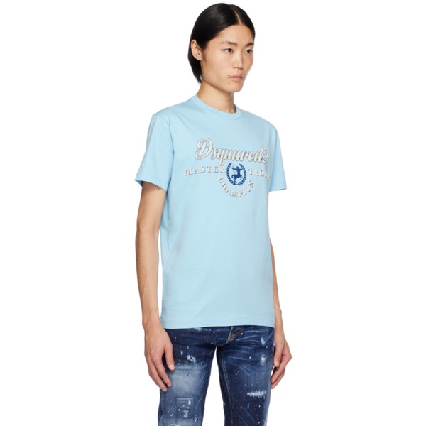  디스퀘어드2 Dsquared2 Blue Cool Fit T-shirt 232148M213034
