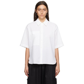 YMC White Eva Shirt 232161F109003
