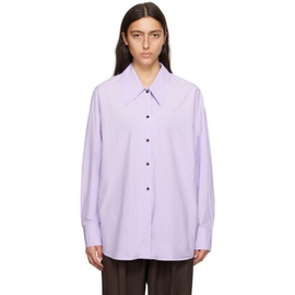 YMC Purple Lena Shirt 232161F109006