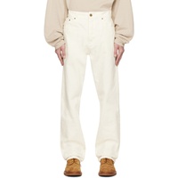 피어오브갓 Fear of God 에센셜 ESSENTIALS 오프화이트 Off-White 5-Pocket Jeans 232161M186005
